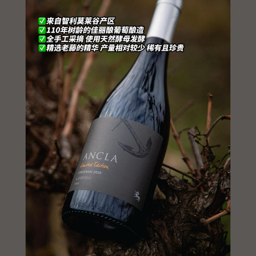 茉莉樱桃香水炸弹 | 智利莫莱谷 | 安可拉限量版佳丽酿干红葡萄酒 ANCLA Limited Edition Carignan 2020 商品图5