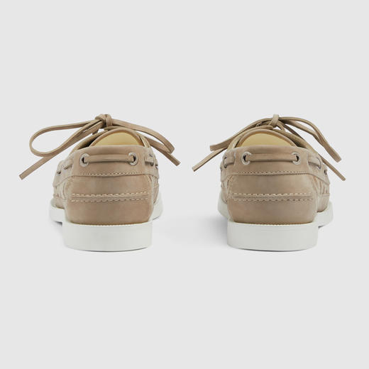 GUCCI 古驰 男士经典GG帆布系带乐福鞋 混色 786484 AADI3 9552 商品图1
