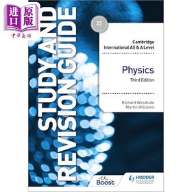 【中商原版】剑桥国际AS&ALEVEL物理学习和复习指南第三版Cambridge International AS & A Level Physics Study and Revision