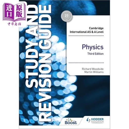 【中商原版】剑桥国际AS&ALEVEL物理学习和复习指南第三版Cambridge International AS & A Level Physics Study and Revision 商品图0