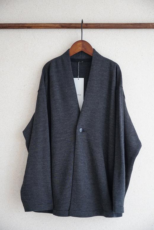 Mittan 2色可选高支数轻盈羊毛双面绒开衫​​外套(T-31) 商品图13