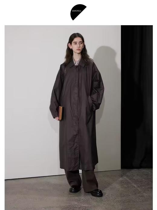 半圆/D24402466/廓形感风衣 商品图1