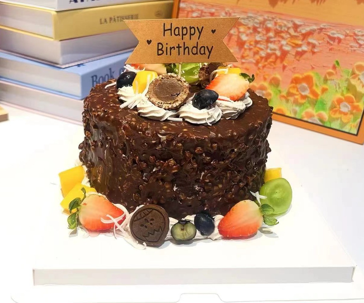 梦龙巧克力蛋糕（一层巧克力脆脆，一层巧克力奶冻）