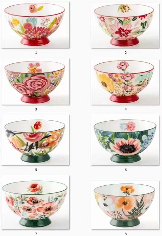 康巴赫生活馆砂龙手绘陶瓷碗餐具 商品图2