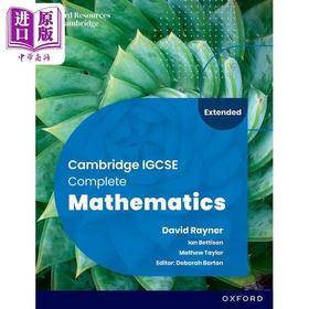 【中商原版】剑桥IGCSE数学扩展 学生用书 第六版 Cambridge IGCSE Complete Mathematics Extended Student Book Sixth Ed