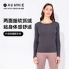 AUMNIE澳弥尼双面抓绒加厚长袖T恤运动健身加绒保暖瑜伽服新款 商品缩略图0