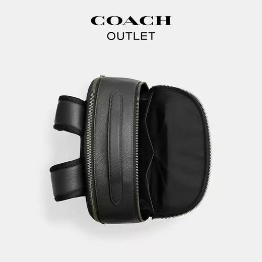 【自营】coach/蔻驰  男士ETHAN 牛皮革双肩包休闲大容量背包 CM697 QB/GF 商品图3