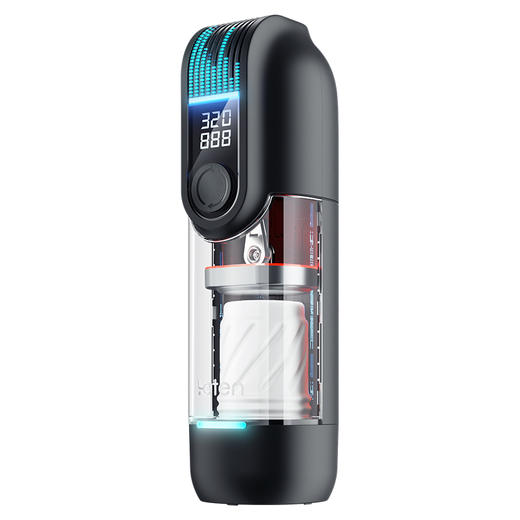 LETEN雷霆全自动飞机杯九浪黑洞PRO活塞伸缩加热男用成人情趣用品 商品图6