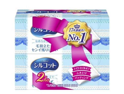 【跨境】尤妮佳化妆棉82枚/2盒（效期2027-08-20） 商品图0