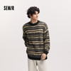 森马毛衫男冬新款经典撞色条纹针织衫宽松内搭上衣时尚情侣装 商品缩略图0