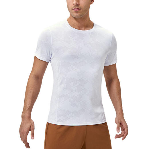 跃牌【欲动春风】男装系列 健身短袖男夏透气运动跑步T恤41229 商品图4