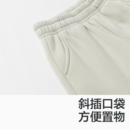 森马儿童长裤2024新款加绒宽松束脚裤冬季针织裤女童休闲裤松紧腰 商品图3