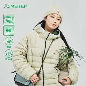 【品牌直发】ACMEITEM爱棵米 户外情侣防泼水连帽羽绒服防钻绒宽松羽绒衣男女GAF3110348G