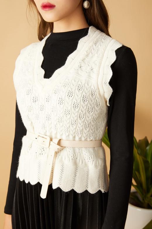 Le Malene 波浪边马甲百褶裙套装 10523 商品图3