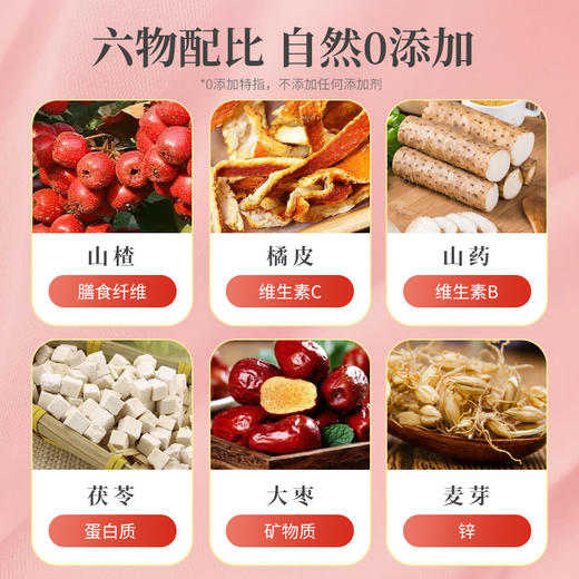 雷允上直营 | 到手四袋   雷允上六物山楂条125克/包  酸甜可口 商品图1