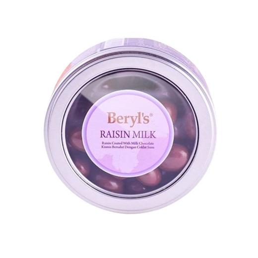 倍乐思Beryl's 葡萄干夹心牛奶巧克力制品 120g/罐 商品图0