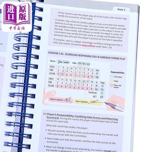 预售 【中商原版】高尔夫规则官方指南 英文原版 Official Guide to the Rules of Golf 商品图3