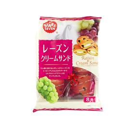 星七 葡萄干奶油味 夹心蛋糕 172g/袋