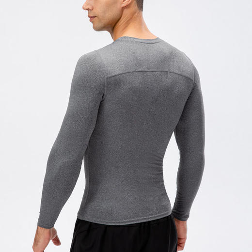 跃牌【欲动春风】男装系列 男士秋冬新款运动长袖户外跑步紧身训练T恤11515 商品图1