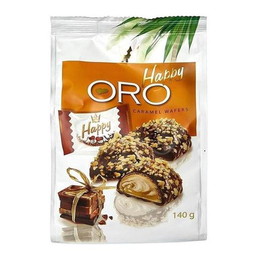 费列丝 焦糖巧克力味夹心威化饼干 140g/袋 商品图0