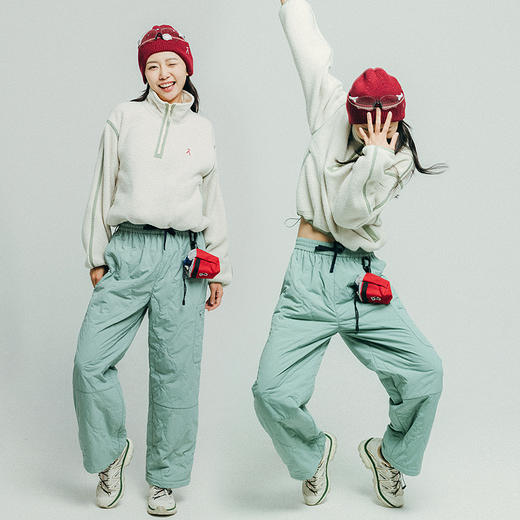 【品牌特惠】ACMEITEM爱棵米 户外亲子夹棉长裤防泼0水保暖可调节加棉裤子男女GAF3020332G/GAF3020891G 商品图2