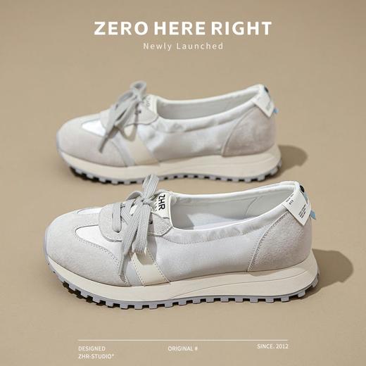 ZHR则则女鞋透气显高德训鞋2024秋季新款休闲时尚百搭单鞋运动鞋 商品图7
