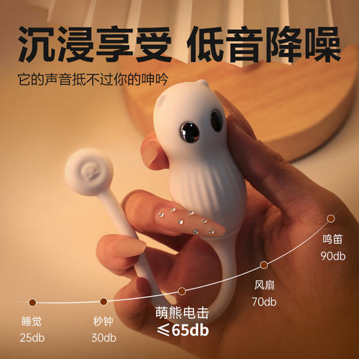 谜姬 萌熊电击跳蛋女用小程序远程控制外出穿戴 商品图5