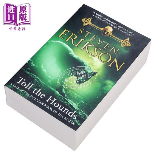 【中商原版】玛拉兹英灵录 猎犬鸣钟 Toll The Hounds Malazan Book of the Fallen 8 英文原版 Steven Erikson 奇幻小说 商品图1