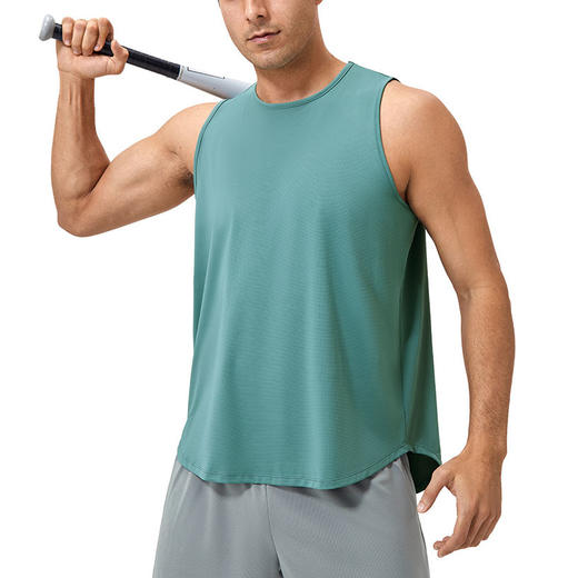 跃牌【欲动春风】男装系列 男夏季宽松健身背心透气跑步运动上衣41117 商品图4