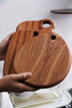 🔥备菜用它才安心 0胶0漆0蜡真材实料🥯🔪 【Trees&wind乌檀木辅食板】😎 辅食/牛排/蔬果、🌈熟食专用的原木砧板🌳 厚实别致， 商品缩略图0