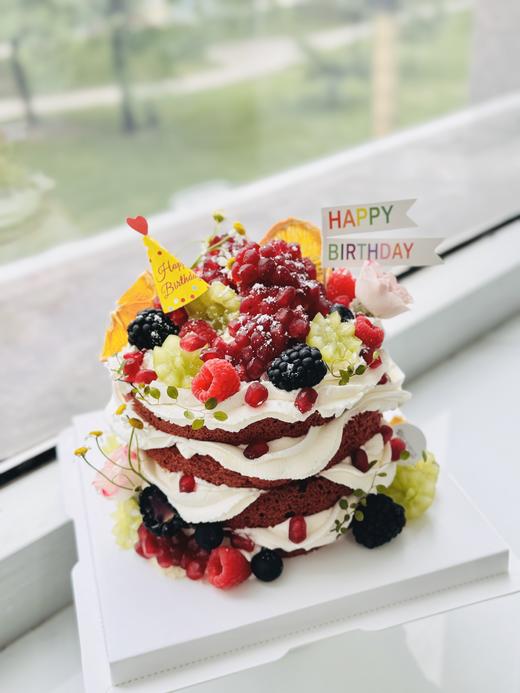 红丝绒裸蛋糕 商品图0