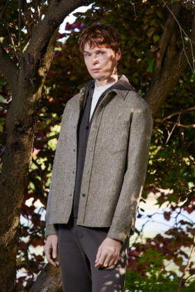  入冬的第一件茄克 