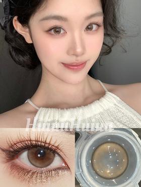 【大直径半年抛】LOVEIIKIRA-元气甜茶-14.5mm【半年抛 0-1000度 含有525/575】着色13.8mm