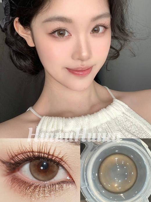 【大直径半年抛】LOVEIIKIRA-元气甜茶-14.5mm【半年抛 0-1000度 含有525/575】着色13.8mm 商品图0