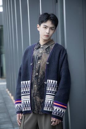 S43584748新中式民族风针织开衫