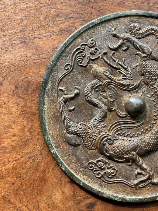 银背凸雕云龙纹大青铜镜，顺丰包邮 商品图7