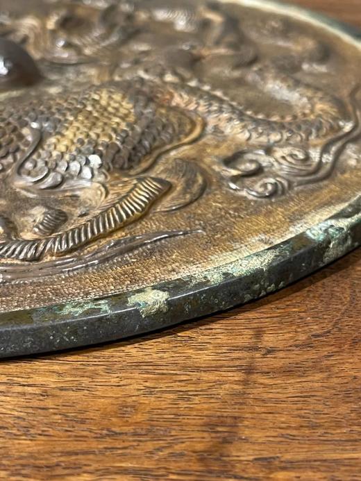 银背凸雕云龙纹大青铜镜，顺丰包邮 商品图12