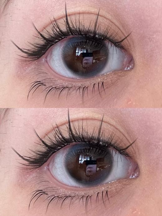 jellibo 冻冻梨花/流光星海 14.0mm 年抛美瞳 非离子 0-1000 棕色蓝色 商品图3