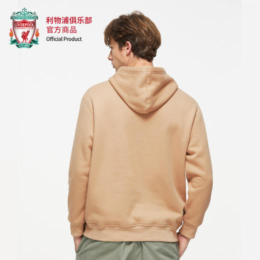 【官方正版】利物浦足球俱乐部 | 咖色连帽卫衣休闲时尚秋冬保暖男女球迷用品 商品图3