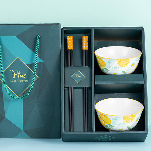 陶瓷碗筷套装活动礼品定制随手礼日式碗碟餐具套装公司礼品年会礼品创意礼品 商品图1