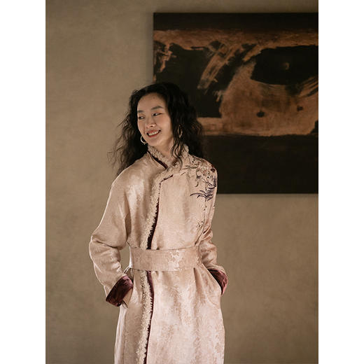 牧衣游原创 炒色丝麻棉提花腰带 花时仙【不支持会员折】 商品图3