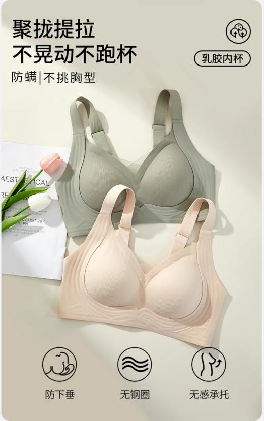 提拉乳胶4排扣内衣UB53110 商品图0