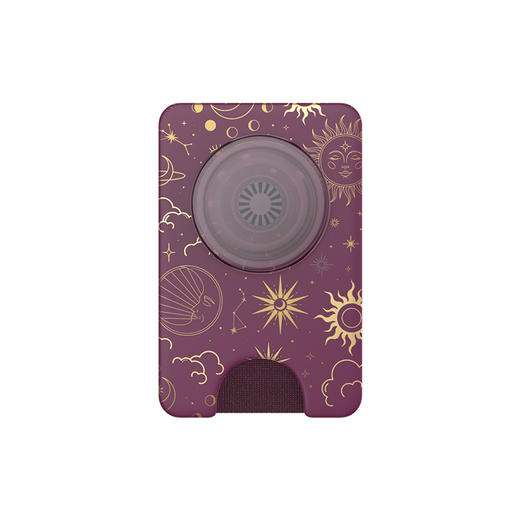 【古城密语】神秘天体·MagSafe卡包 WALLET卡包 Wallet of Magsafe磁吸卡包系列 紫色 日月星 图腾 商品图1