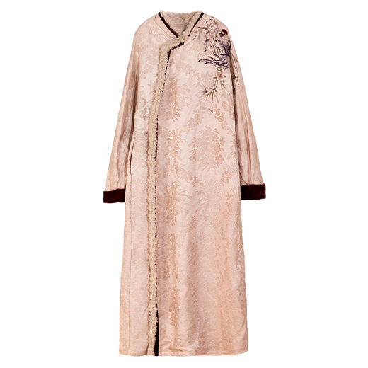 牧衣游原创 提花丝麻刺绣风衣----- 半纸 商品图4