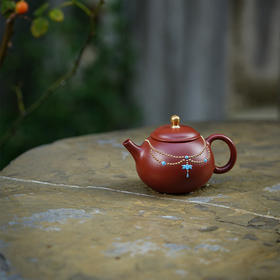 龙德堂陶艺 汤宣武制 《謦珠》135cc 原矿大红袍 (库存请咨询客服)