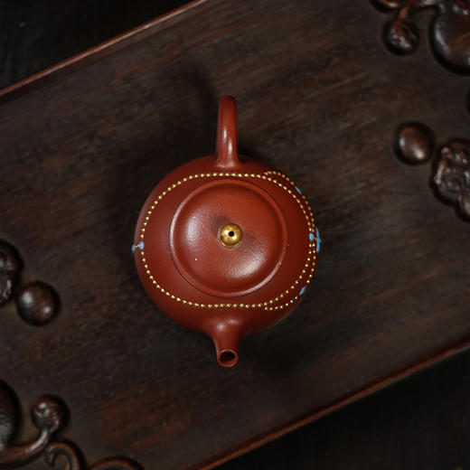 龙德堂陶艺 汤宣武制 《謦珠》135cc 原矿大红袍 (库存请咨询客服) 商品图3