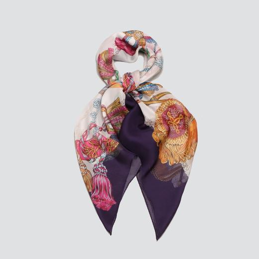 雪纺印花大方巾 KSS1501009 商品图0