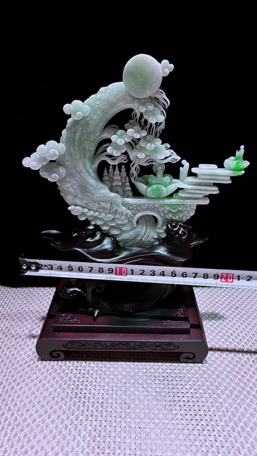 620468翡翠摆件【梅开五福 佛在心中】 商品图1