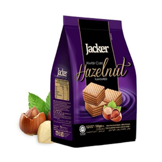 杰克 榛子味方形威化饼干 100g/袋 商品图0