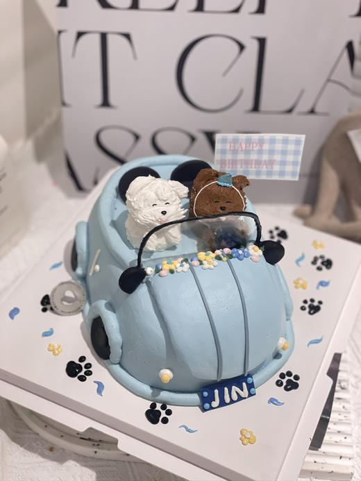异形汽车狗狗奶油蛋糕 下单前请仔细阅读商品详情 商品图0